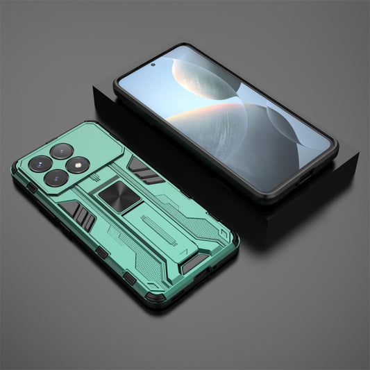 For Redmi K70 Pro Supersonic Armor PC Hybrid TPU Phone Case(Green) by buy2fix