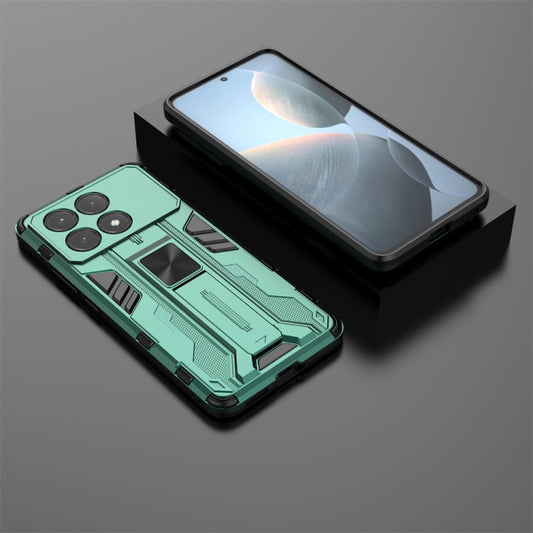 For Xiaomi Poco X6 Pro Supersonic Armor PC Hybrid TPU Phone Case(Green) by buy2fix