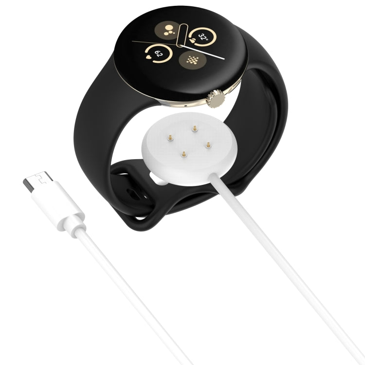 For Google Pixel Watch 2 Type-C Interface Smart Watch Charging Cable, Length: 1m(White) by buy2fix