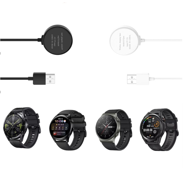 For Huawei Watch GT 4 41mm Smart Watch Magnetic Suction Integrated Charging Cable, Length: 1m(White) by buy2fix