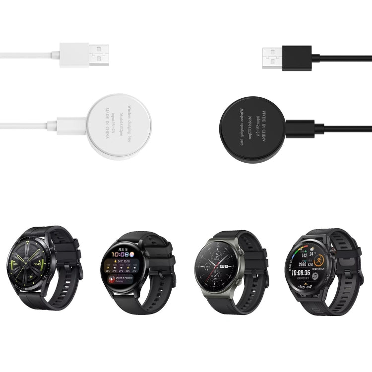For Huawei Watch GT 4 41mm Smart Watch Magnetic Suction Split Charging Cable, Length: 1m(Black) by buy2fix