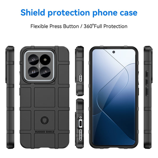 For Xiaomi 14 Pro Full Coverage Shockproof TPU Phone Case(Black) by buy2fix