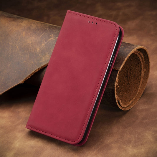 For Motorola Moto G Stylus 5G 2024 Retro Skin Feel Magnetic Flip Leather Phone Case(Red) by buy2fix