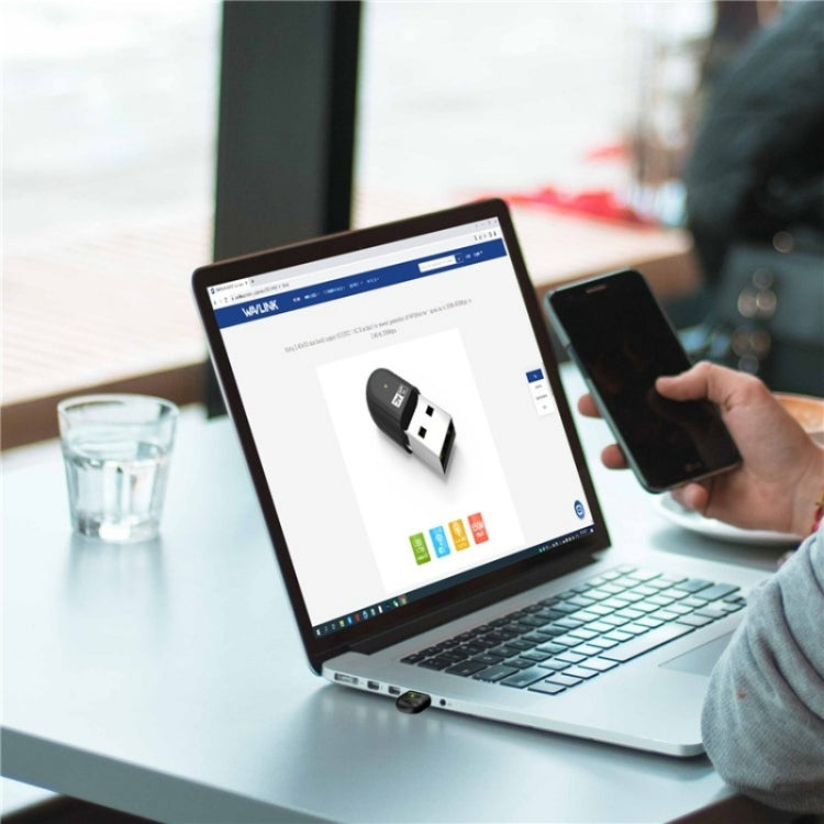 WAVLINK WN691A1F 5GHz / 2.4GHz Wireless Dongle AC650 USB 2.0 WiFi Adapter by WAVLINK