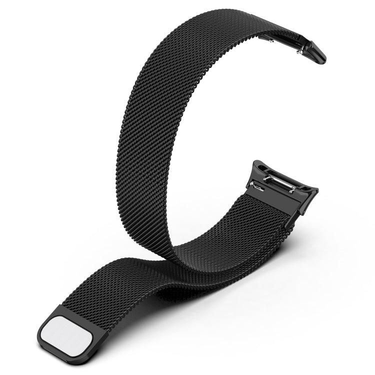 For Honor Watch 4 TMA-L19 Milan Magnetic Steel Mesh Watch Band(Black) by buy2fix