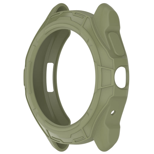 For Ticwatch Pro 5 Armored Semi-Enclosed TPU Watch Protective Case(Green) by buy2fix