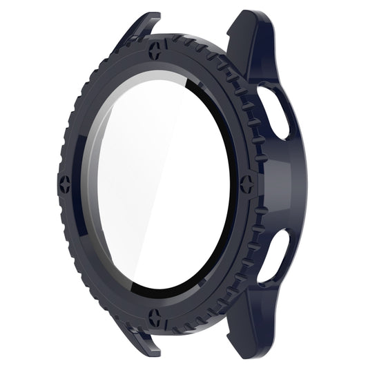 For Xiaomi Watch S3 PC + Tempered Film Integrated Watch Protective Case(Blue) by buy2fix