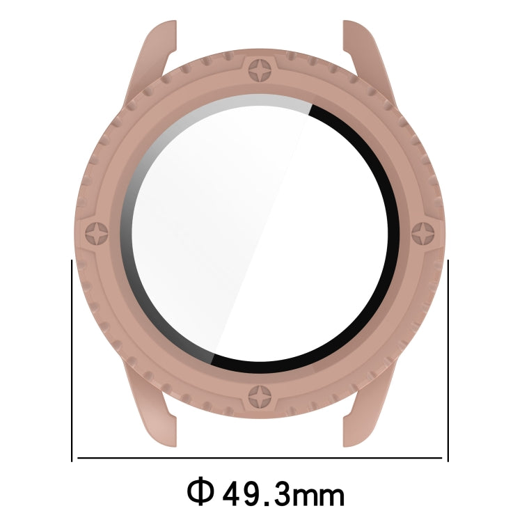For Xiaomi Watch S3 PC + Tempered Film Integrated Watch Protective Case(Transparent) by buy2fix