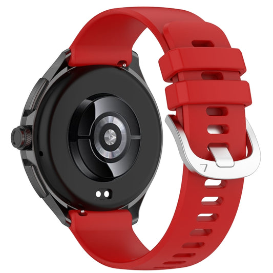 For Xiaomi Watch S3 Glossy Surface Silicone Watch Band(Red) by buy2fix