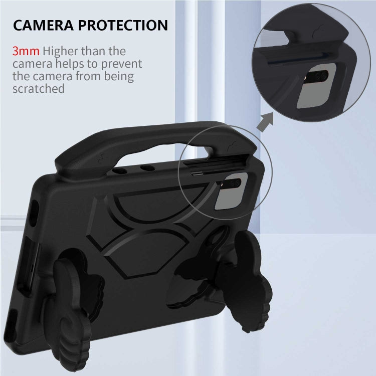 For Xiaomi Redmi Pad SE 11 Thumb Bracket EVA Shockproof Tablet Case(Black) by buy2fix