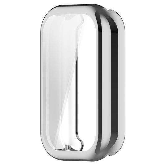 For Xiaomi Smart Band 8 Active Full Package TPU Electroplated Watch Protective Case(Silver) by buy2fix