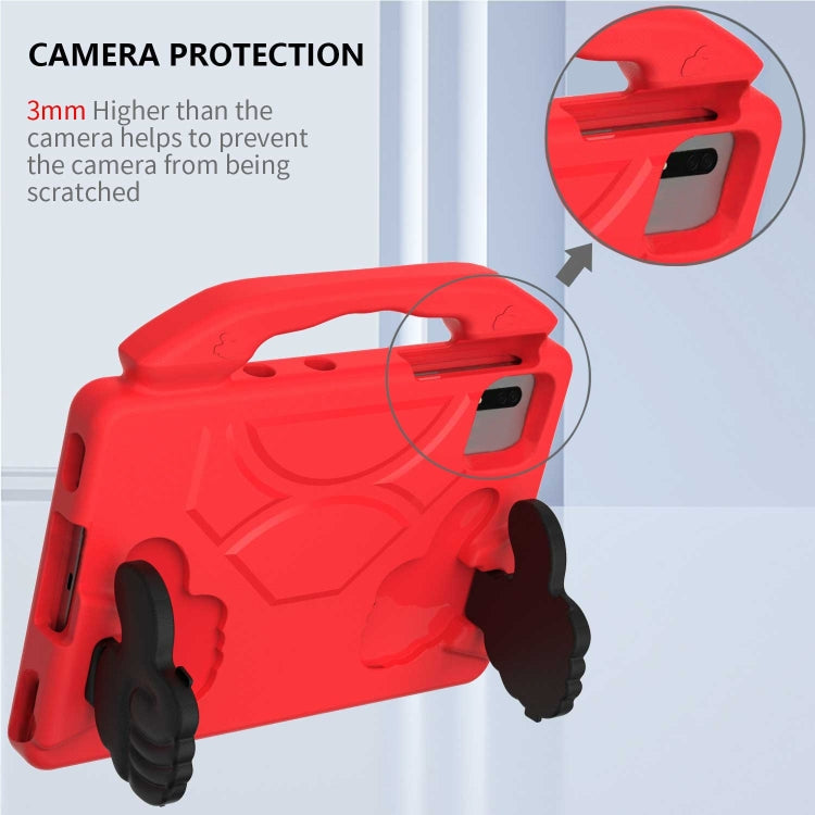 For Samsung Galaxy TAB S9 11 X710 2023 Thumb Bracket EVA Shockproof Tablet Case(Red) by buy2fix