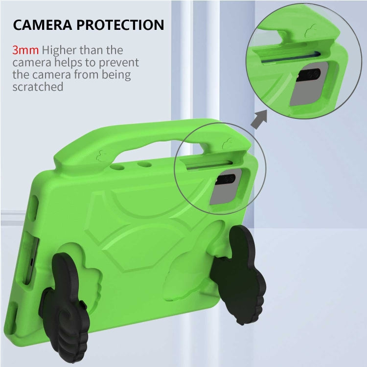 For Samsung Galaxy TAB S9 11 X710 2023 Thumb Bracket EVA Shockproof Tablet Case(Green) by buy2fix