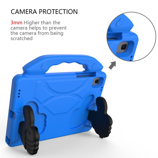 For Samsung Galaxy Tab S6 Lite 2024 Thumb Bracket EVA Shockproof Tablet Case(Blue) by buy2fix