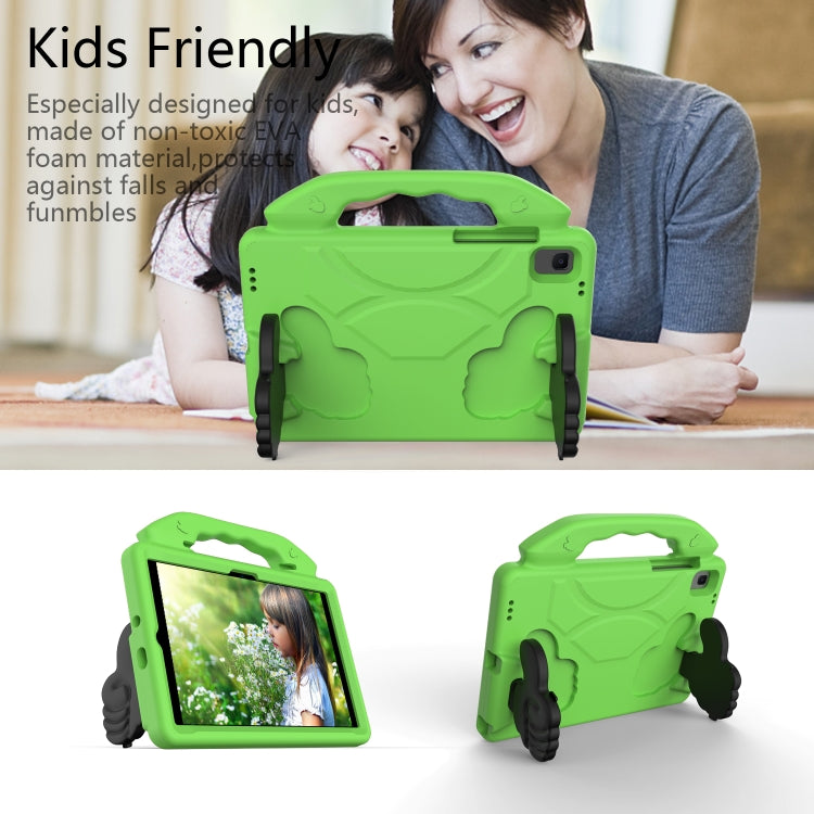 For Samsung Galaxy Tab S6 Lite 2024 Thumb Bracket EVA Shockproof Tablet Case(Green) by buy2fix