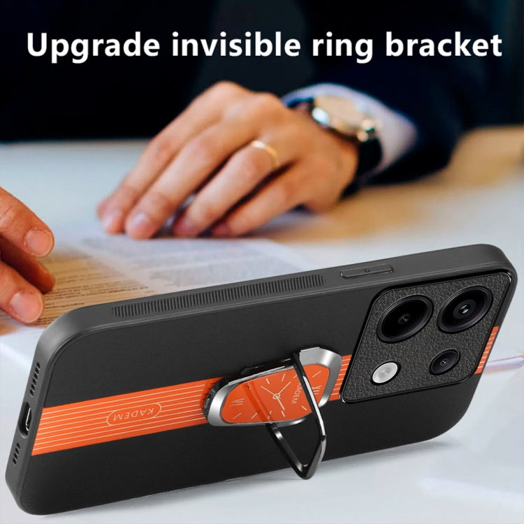 For Xiaomi Redmi Note 13 / 13 Pro Magnetic Litchi Leather Back Phone Case with Holder(Green) by buy2fix