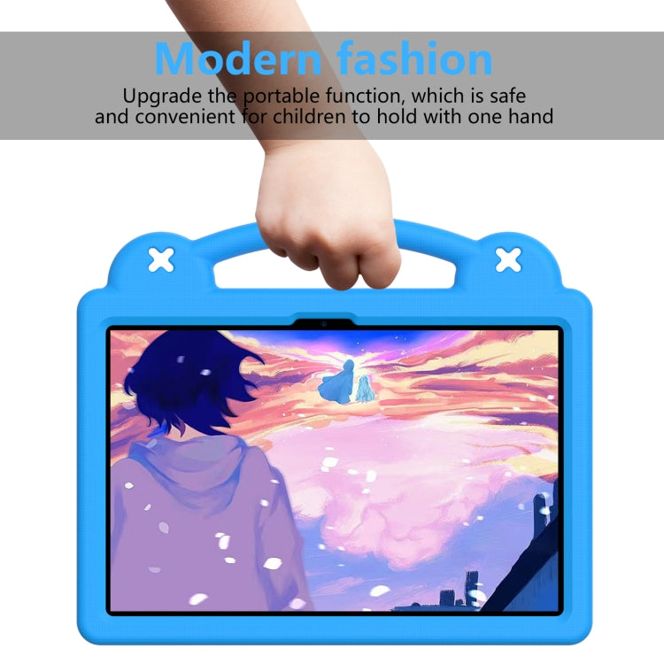 For Honor Pad 9 2023 12.1 Handle Kickstand Children EVA Shockproof Tablet Case(Sky Blue) - Honor by buy2fix | Online Shopping UK | buy2fix
