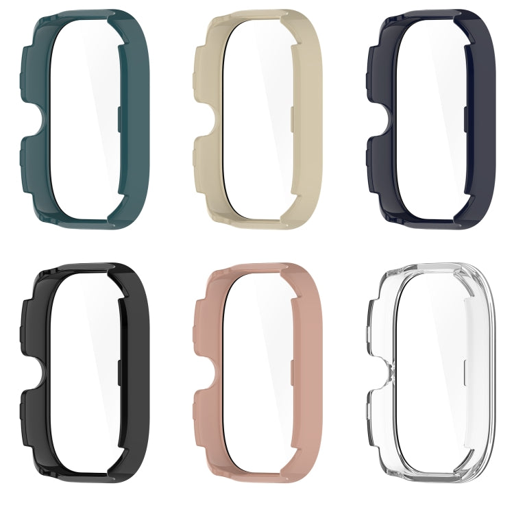 For Redmi Watch 4 Tempered Film Integrated PC Watch Protective Case(Black) by buy2fix