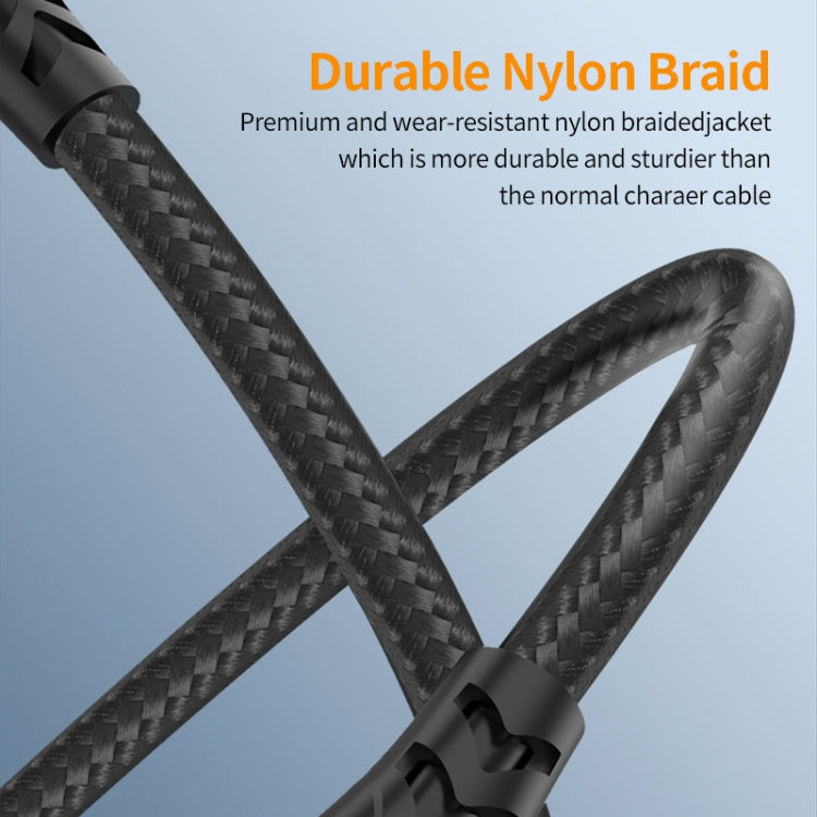 ENKAY PD100W 4-in-1 USB-A / Type-C to Type-C / 8 Pin Multifunction Fast Charging Cable with E-Marker, Cable Length:1m by ENKAY