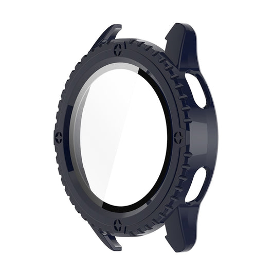 For Xiaomi Watch S3 ENKAY Hat-Prince Full Coverage Tempered Glass Film Integrated PC Watch Cover(Dark Blue) by ENKAY