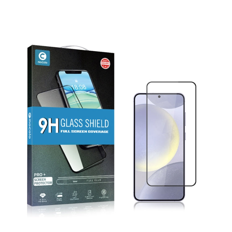 For Samsung Galaxy S24+ 5G mocolo 2.5D Full Glue Full Cover Tempered Glass Film by mocolo
