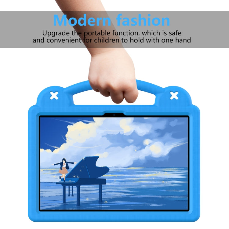 For Huawei MatePad SE 11 2024 Handle Kickstand Children EVA Shockproof Tablet Case(Sky Blue) by buy2fix