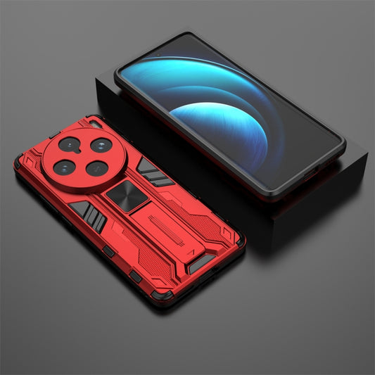 For vivo X100 Pro Supersonic Armor PC Hybrid TPU Phone Case(Red) by imak