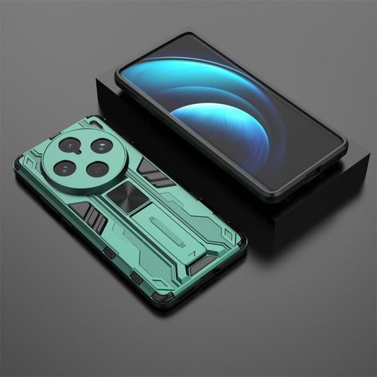 For vivo X100 Pro Supersonic Armor PC Hybrid TPU Phone Case(Green) by imak