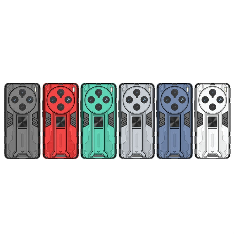 For vivo X100 Pro Supersonic Armor PC Hybrid TPU Phone Case(Blue) by imak