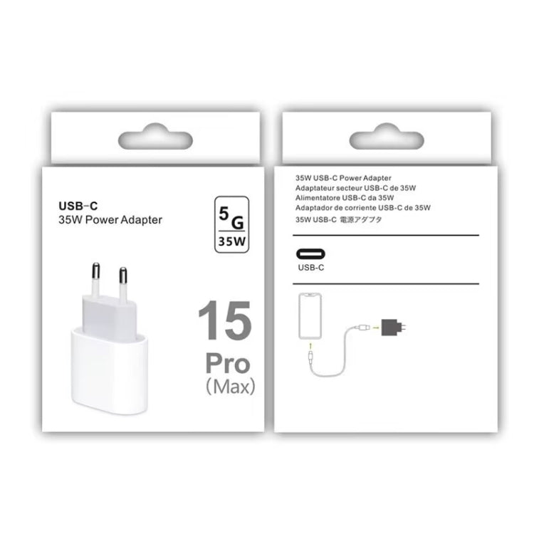 PD35W USB-C / Type-C Port Charger for iPhone / iPad Series, EU Plug by buy2fix