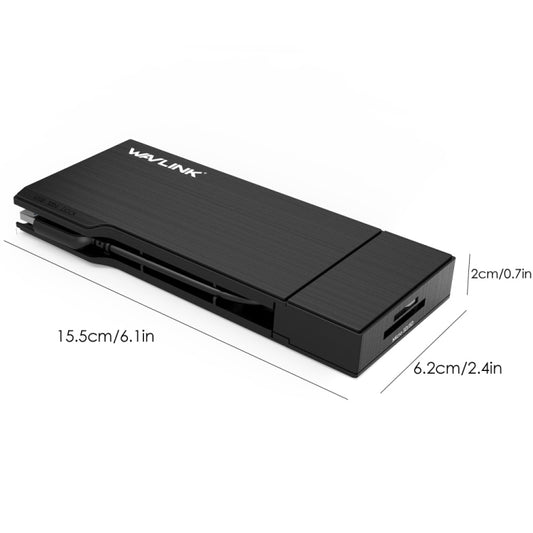 WAVLINK WL-UG39DH2 USB3.0 to HD / VGA / Gigabit Ethernet Splitter Adapter by WAVLINK