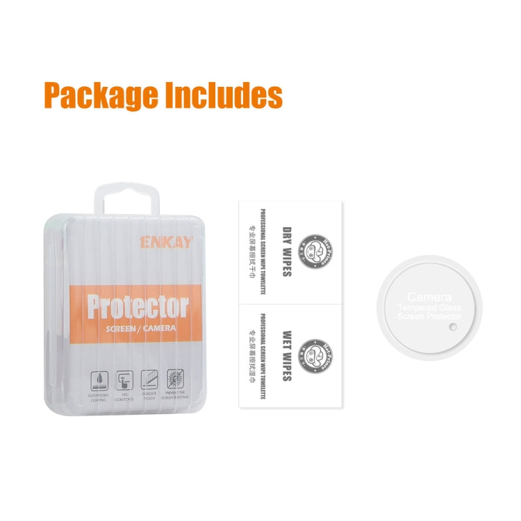 For OnePlus 12 ENKAY Hat-Prince 9H Rear Camera Lens Tempered Glass Film by ENKAY