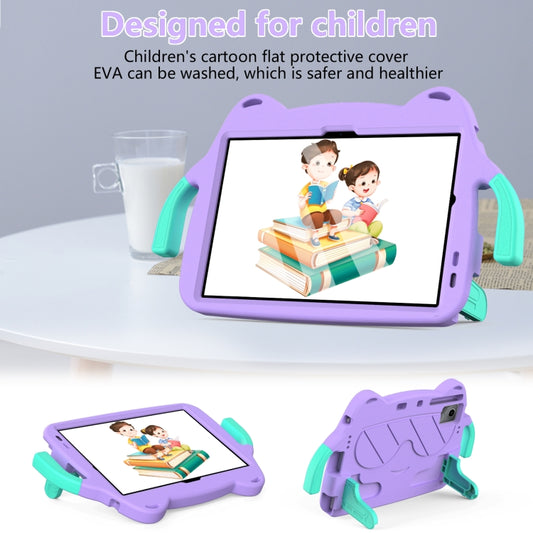 For Lenovo Xiaoxin Pad 2024/Tab M11 Ice Baby EVA Shockproof Hard PC Tablet Case(Light Purple+Mint Green) by buy2fix