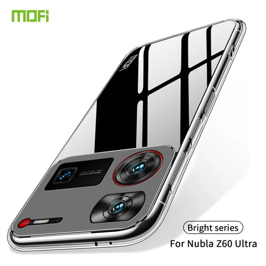 For Nubia Z60 Ultra MOFI Ming Series Transparent Ultra-thin TPU Phone Case(Transparent) by MOFI