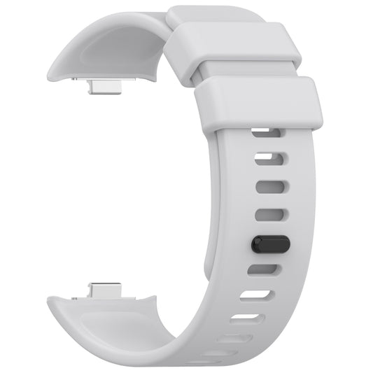 For Redmi Watch 4 Solid Color Silicone Sports Watch Band(Grey) by buy2fix
