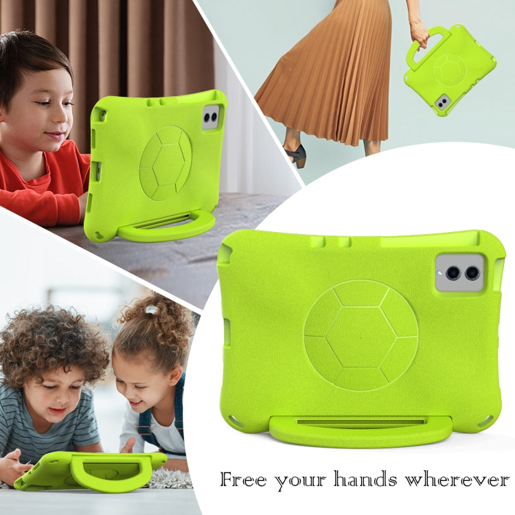 For Samsung Galaxy Tab S7 11 T870/T875 2020 Handle Football Shaped EVA Shockproof Tablet Case(Grass Green) by buy2fix
