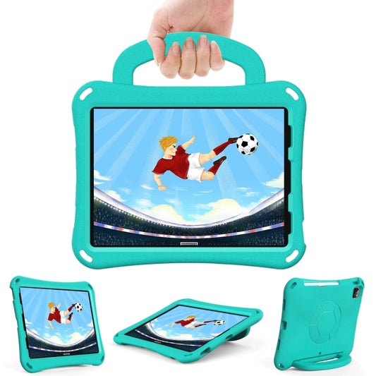 For iPad Pro 11 2025 / 2024 Handle Football Shaped EVA Shockproof Tablet Case(Mint Green) by buy2fix
