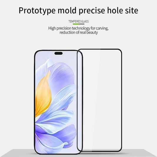 For Honor X60i PINWUYO 9H 2.5D Full Screen Tempered Glass Film(Black) by PINWUYO