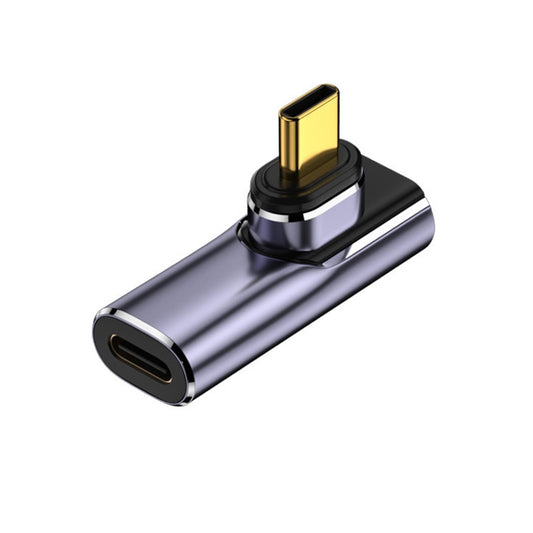 140W 5A USB 4.0 USB-C / Type-C to Type-C 40Gbps Data OTG Magnetic Adapter, Spec:Forward Elbow by buy2fix