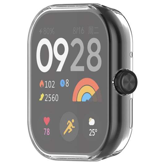 For Redmi Watch 4 Full Package TPU Electroplated Watch Protective Case(Transparent) by buy2fix
