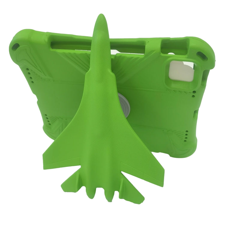 For iPad Air 2022 / 2020 10.9 360 Rotation Aircraft Holder EVA Shockproof Tablet Case(Green) - iPad Air (2022) / (2020) 10.9 Cases by buy2fix | Online Shopping UK | buy2fix