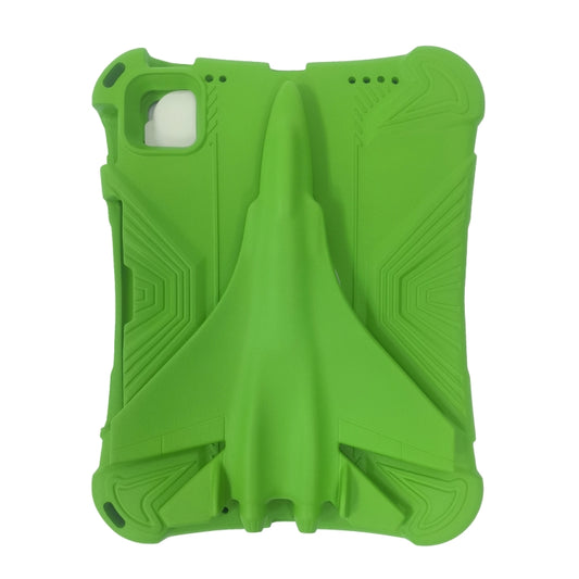 For iPad Pro 11 2025 / 2024 360 Rotation Aircraft Holder EVA Shockproof Tablet Case(Green) by buy2fix