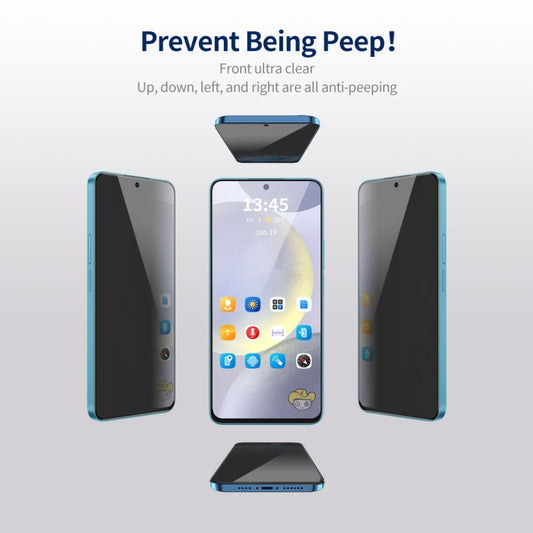 For Samsung Galaxy S23 5G ENKAY Hat-Prince 360 Degree Anti-peeping Privacy Full Screen Tempered Glass Film by ENKAY