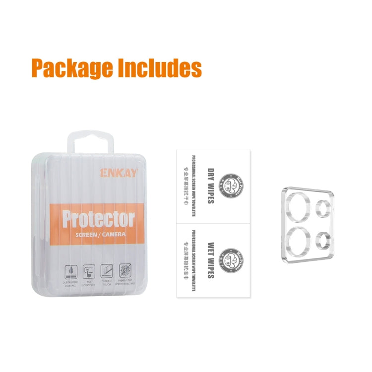 For Xiaomi Redmi Note 13 5G ENKAY Hat-Prince 9H Rear Camera Lens Tempered Glass Film(Transparent) by ENKAY