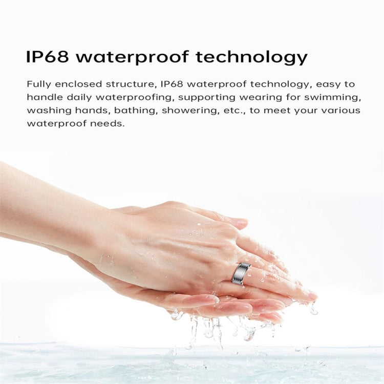 R3 SIZE 20 Smart Ring, Support Heart Rate / Blood Oxygen / Sleep Monitoring(White) by buy2fix