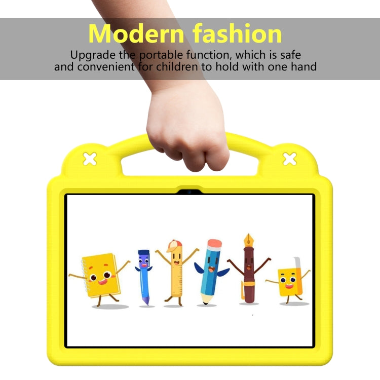 For T-Mobile REVVL Tab 10.36 2023 Handle Kickstand Children EVA Shockproof Tablet Case(Yellow) - Others by buy2fix | Online Shopping UK | buy2fix