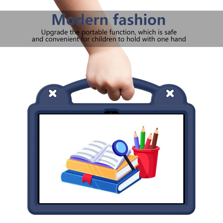 For Blackview Oscal Pad 15 2023 / Tab 11 Handle Kickstand Children EVA Shockproof Tablet Case(Navy Blue) by buy2fix