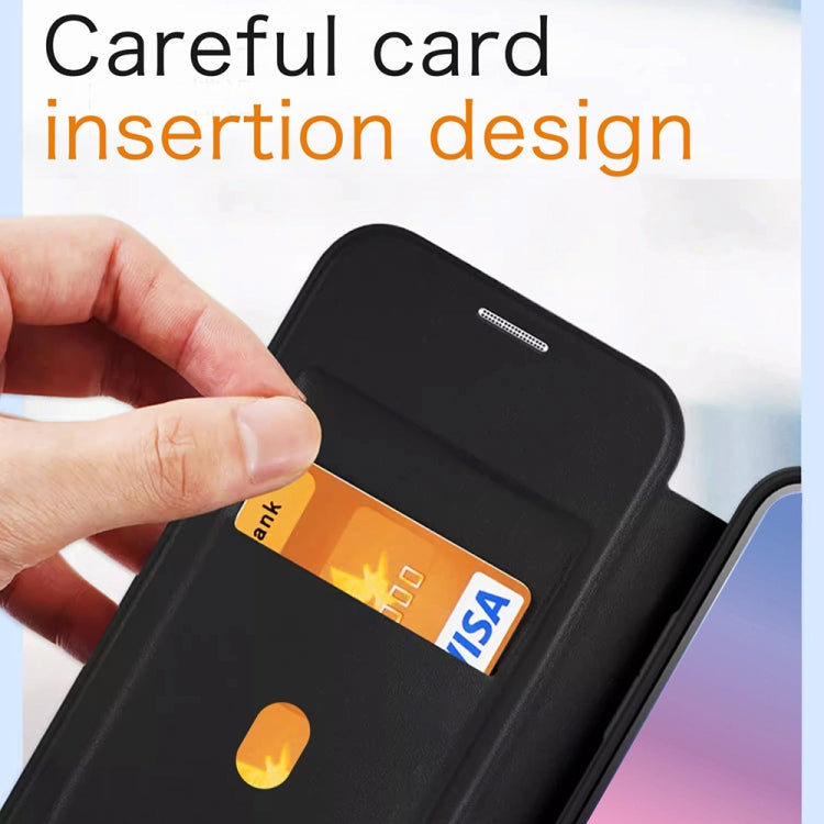 For Samsung Galaxy S24 Ultra 5G MagSafe RFID Blocking Adsorption Flip Leather Phone Case(Grey) by buy2fix