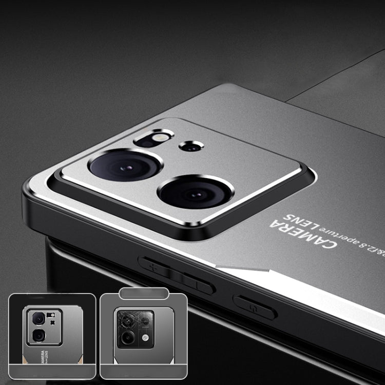 For Xiaomi Redmi K60 Ultra Blade Series TPU Hybrid Metal Phone Case(Blue) by buy2fix