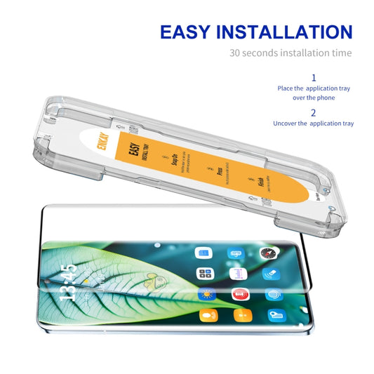 For Realme 12 Pro / 12 Pro+ ENKAY Easy Install Hot Bending Full Coverage Side Glue Tempered Glass Film by ENKAY